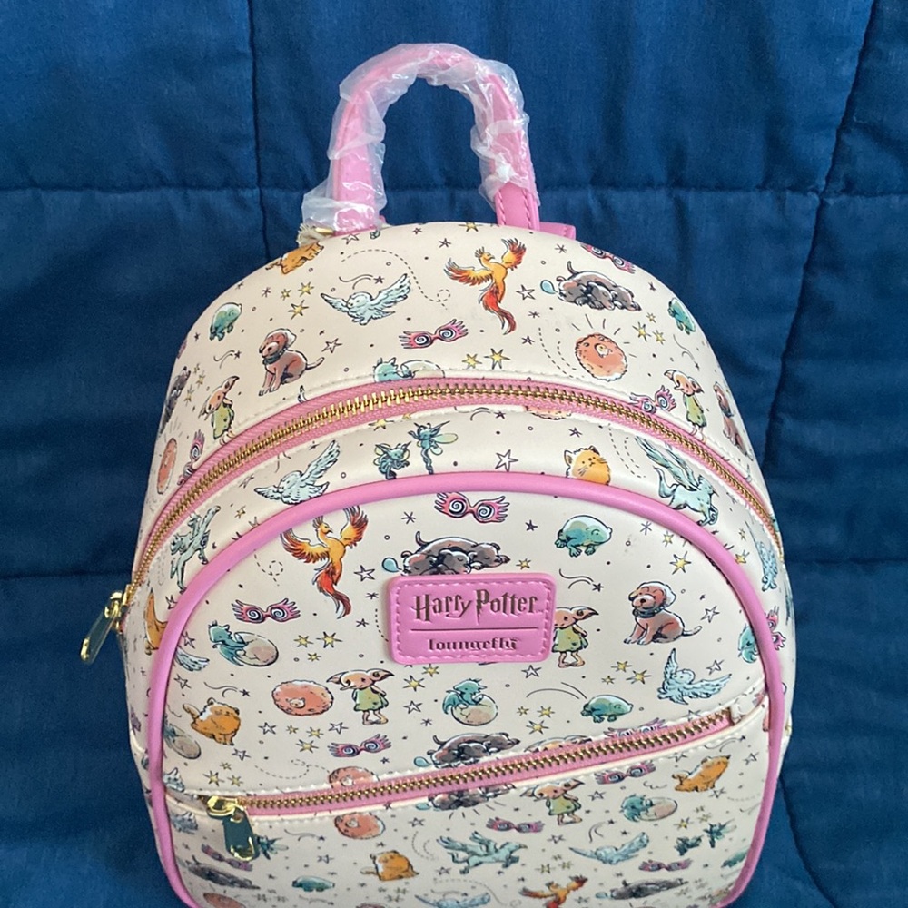 Harry Potter Loungefly Mythical Creatures Backpack - Picture 9 of 10